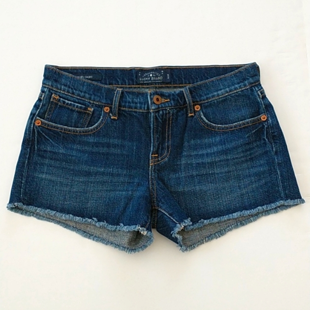 Lucky Brand Malibu Cut Off  Denim Jean Shorts 0/26